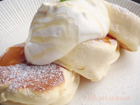 ふわふわ?幸せのスフレパンケーキ?